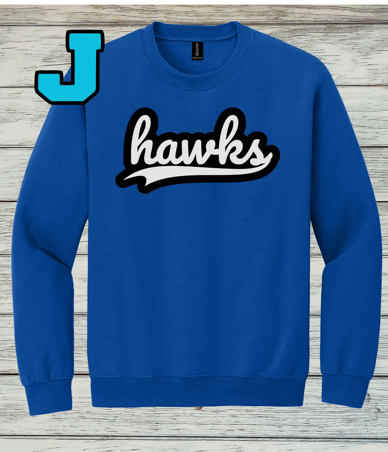 Hawkins Design J- Crewneck Sweatshirt