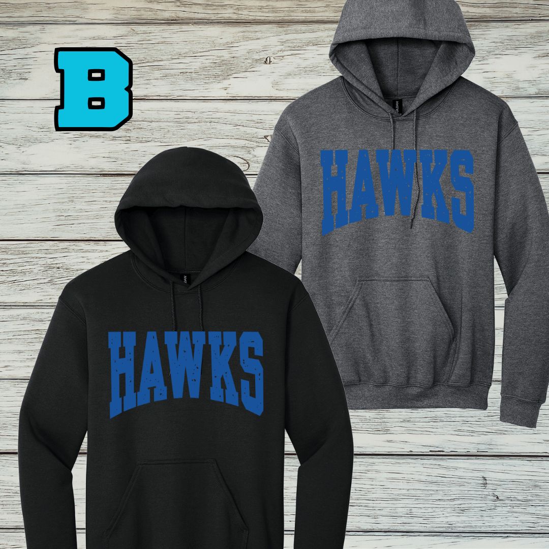 Hawkins Design B- Hoodie Sweatshirt