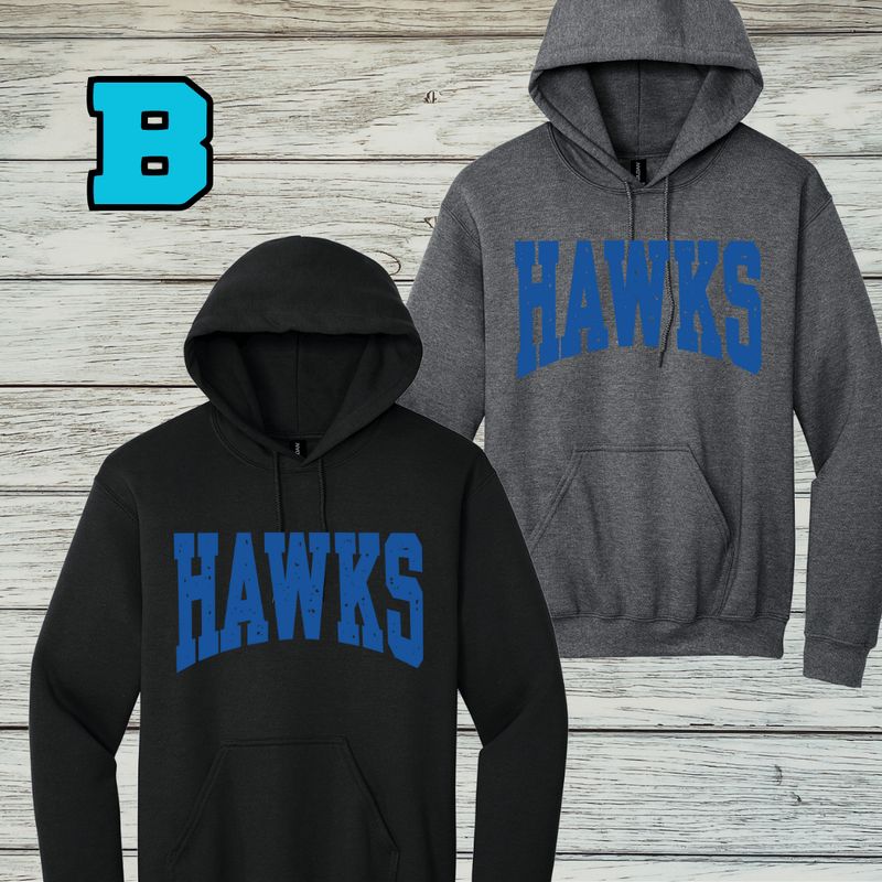Hawkins Design B- Hoodie Sweatshirt