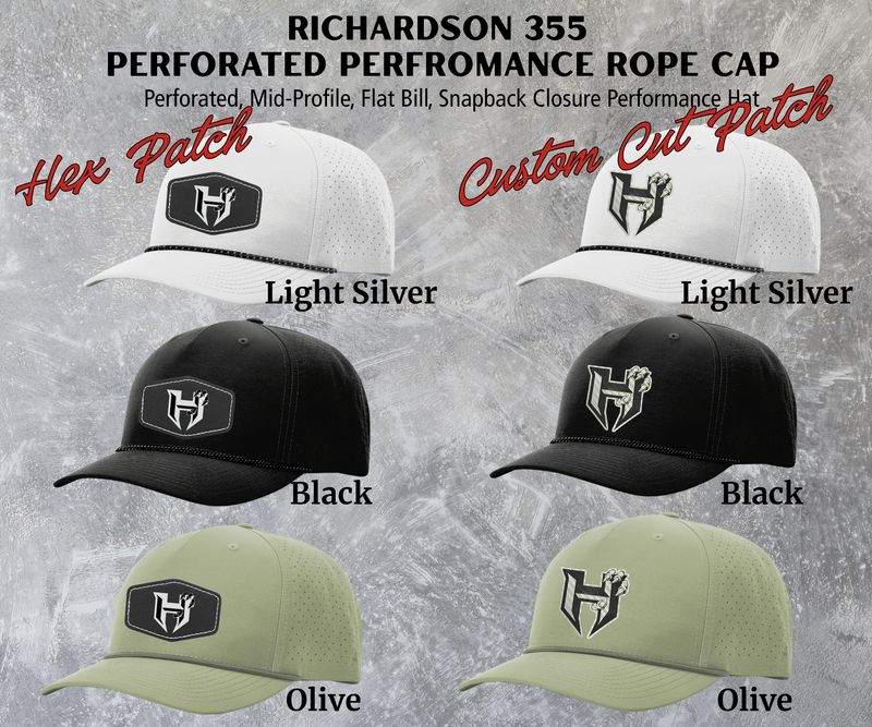 Hawkins Richardson 355 Laser Perforated Performance Rope Hat