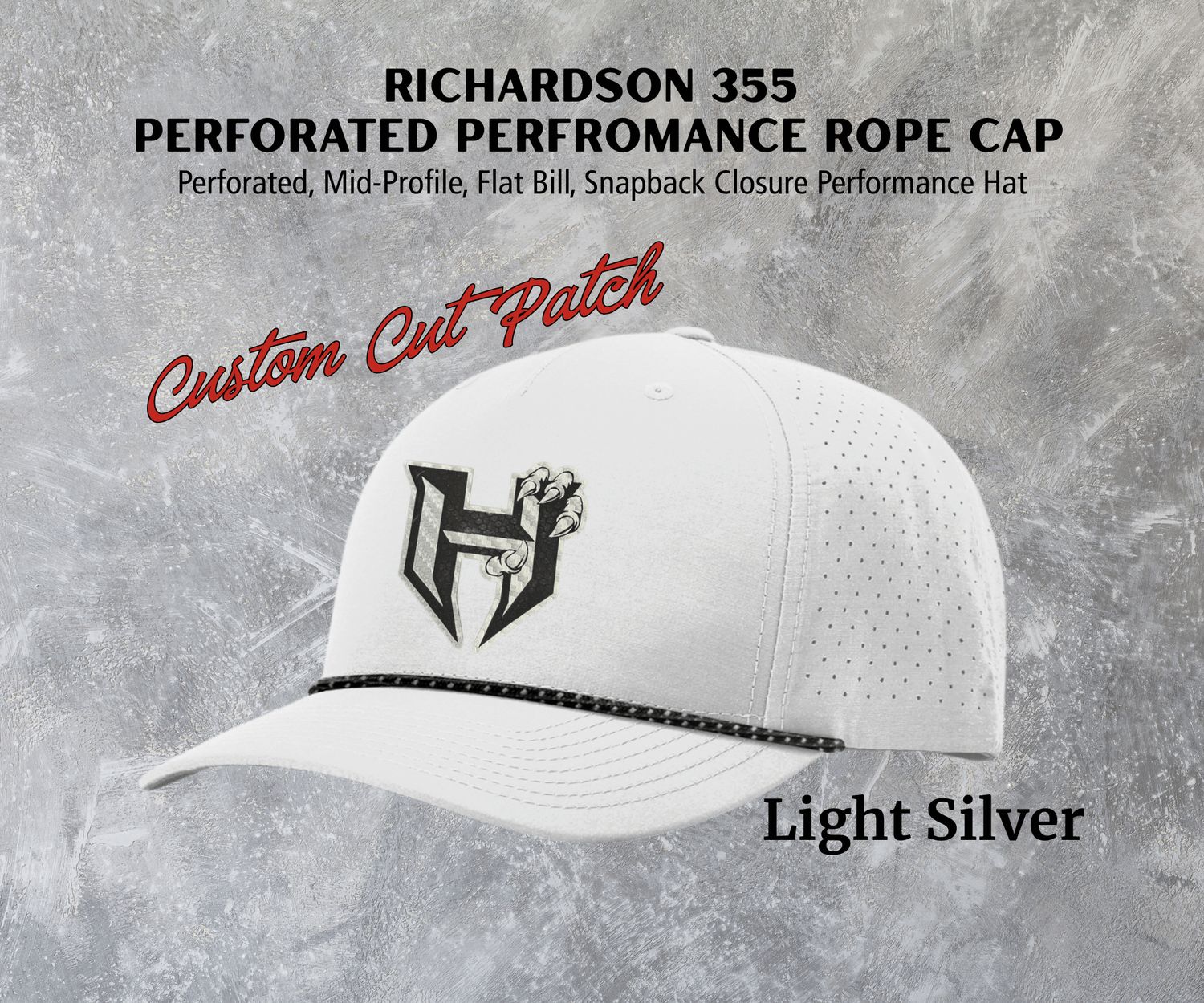 Hawkins Richardson 355 Laser Perforated Performance Rope Hat