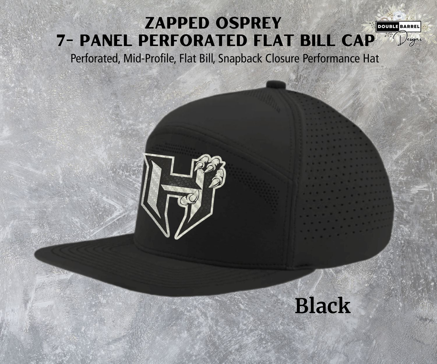 Hawkins Hats - Zapped Osprey Flat Bill Hat