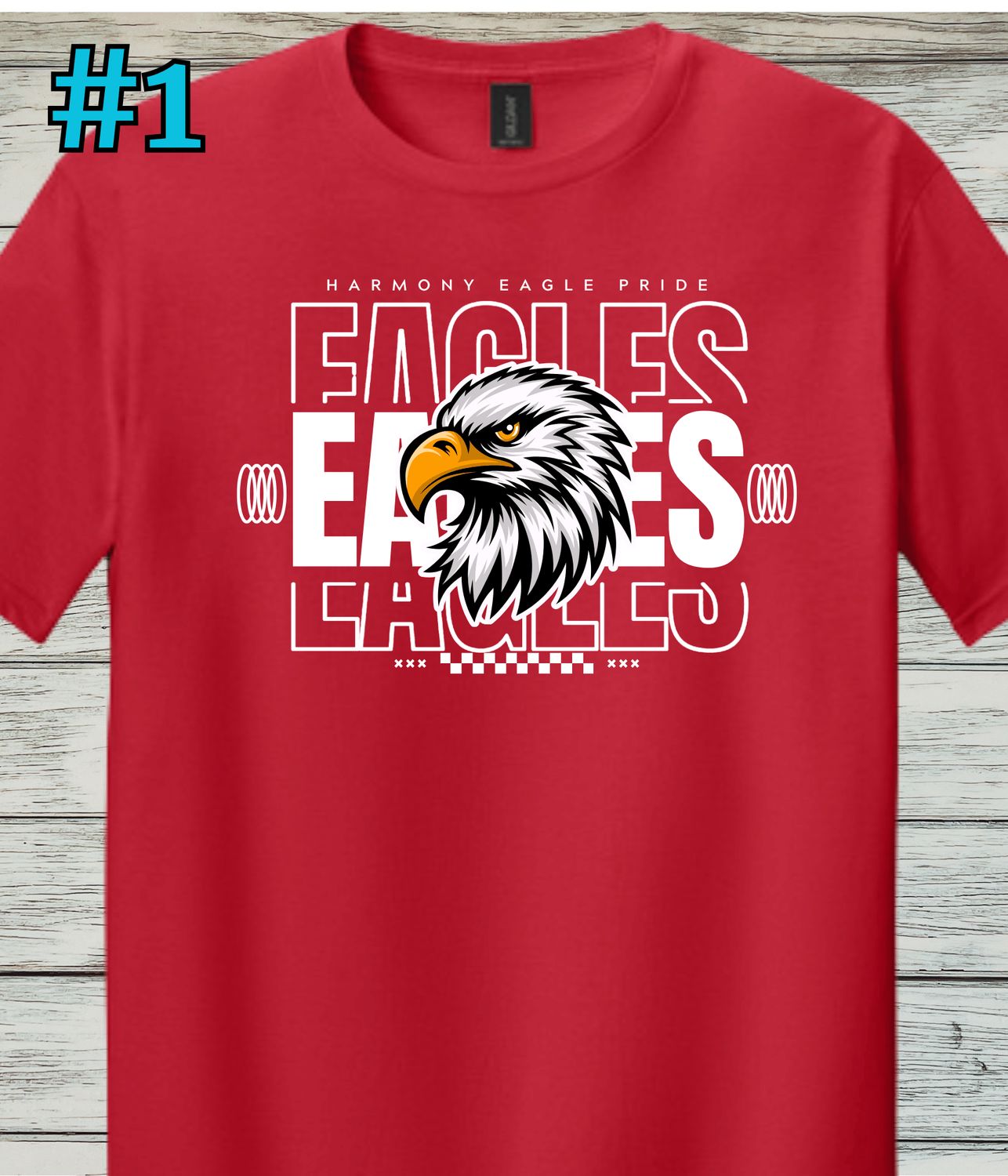 Harmony Design #1 Softstyle Short-Sleeved Cotton Tee