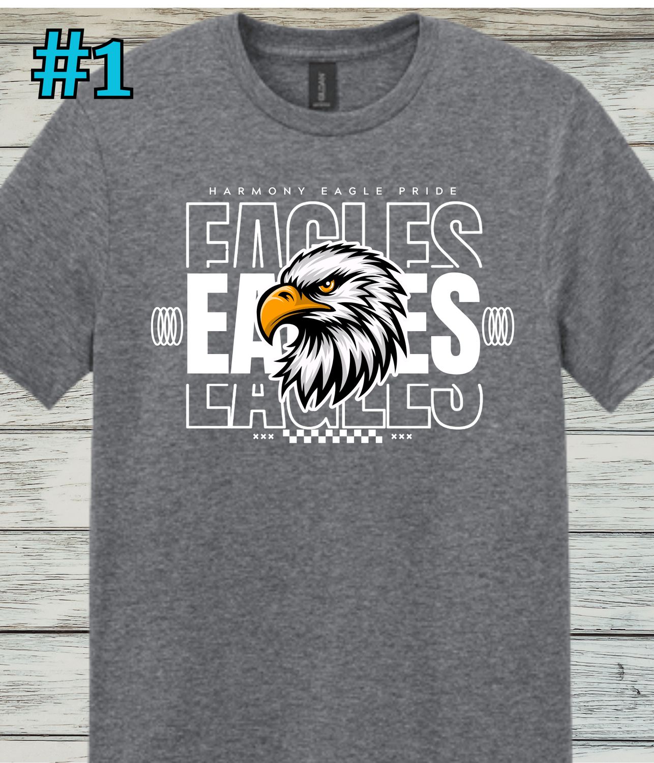 Harmony Design #1 Softstyle Short-Sleeved Cotton Tee