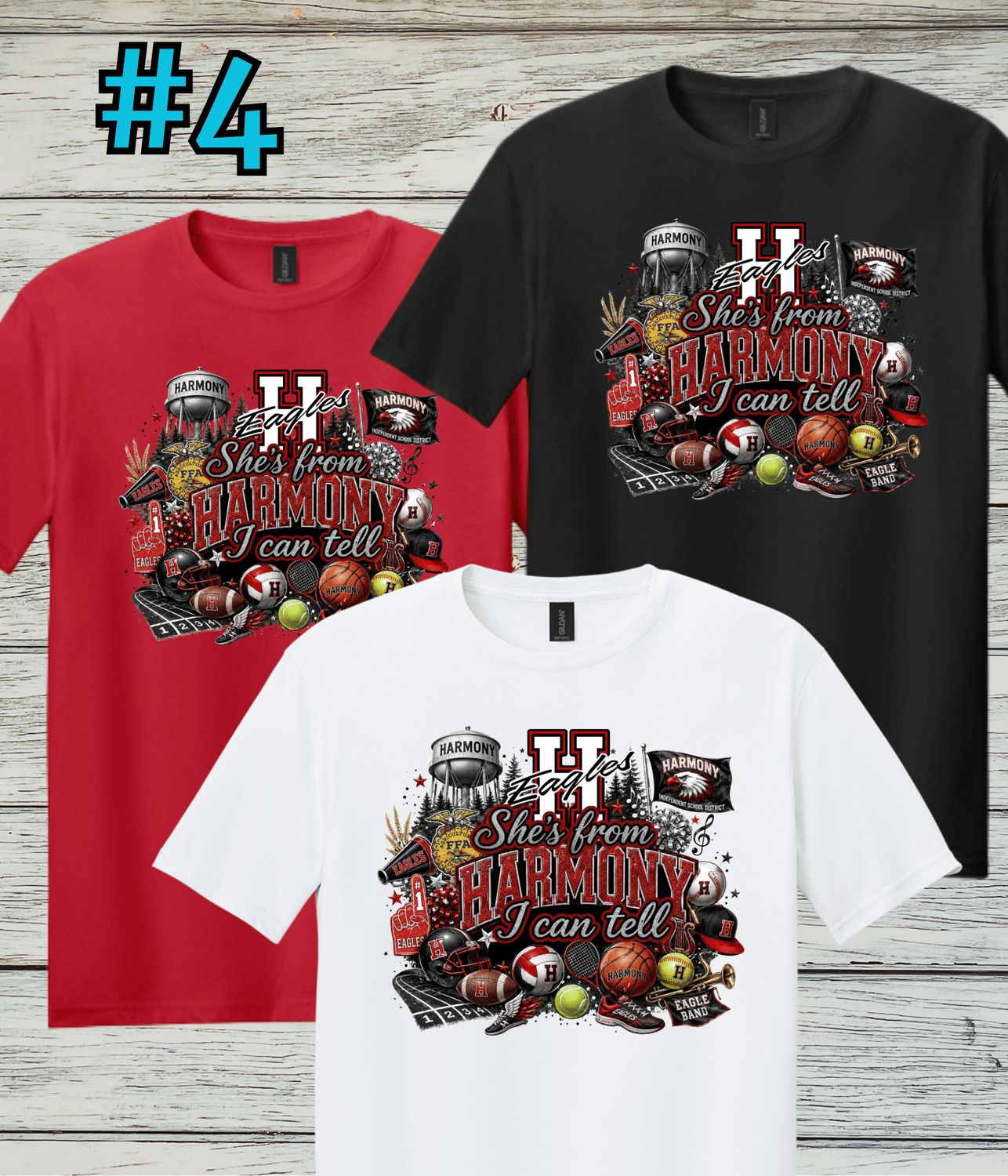 Harmony Design #4 Softstyle Short-Sleeved Tee