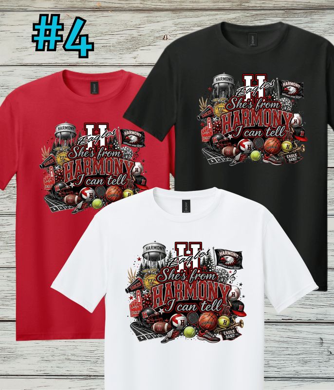 Harmony Design #4 Softstyle Short-Sleeved Tee