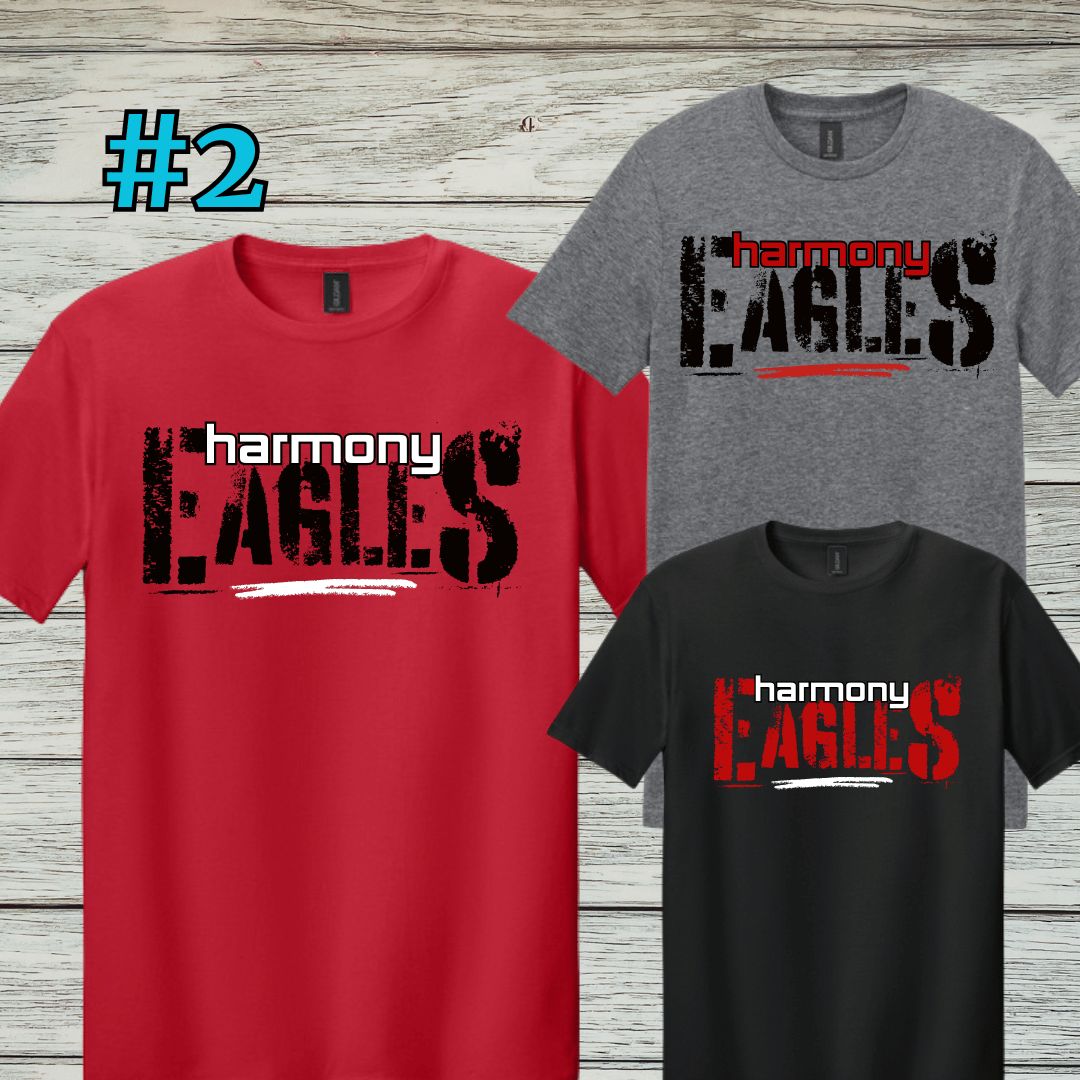 Harmony Design #2  Softstyle Short-Sleeved Cotton Tee