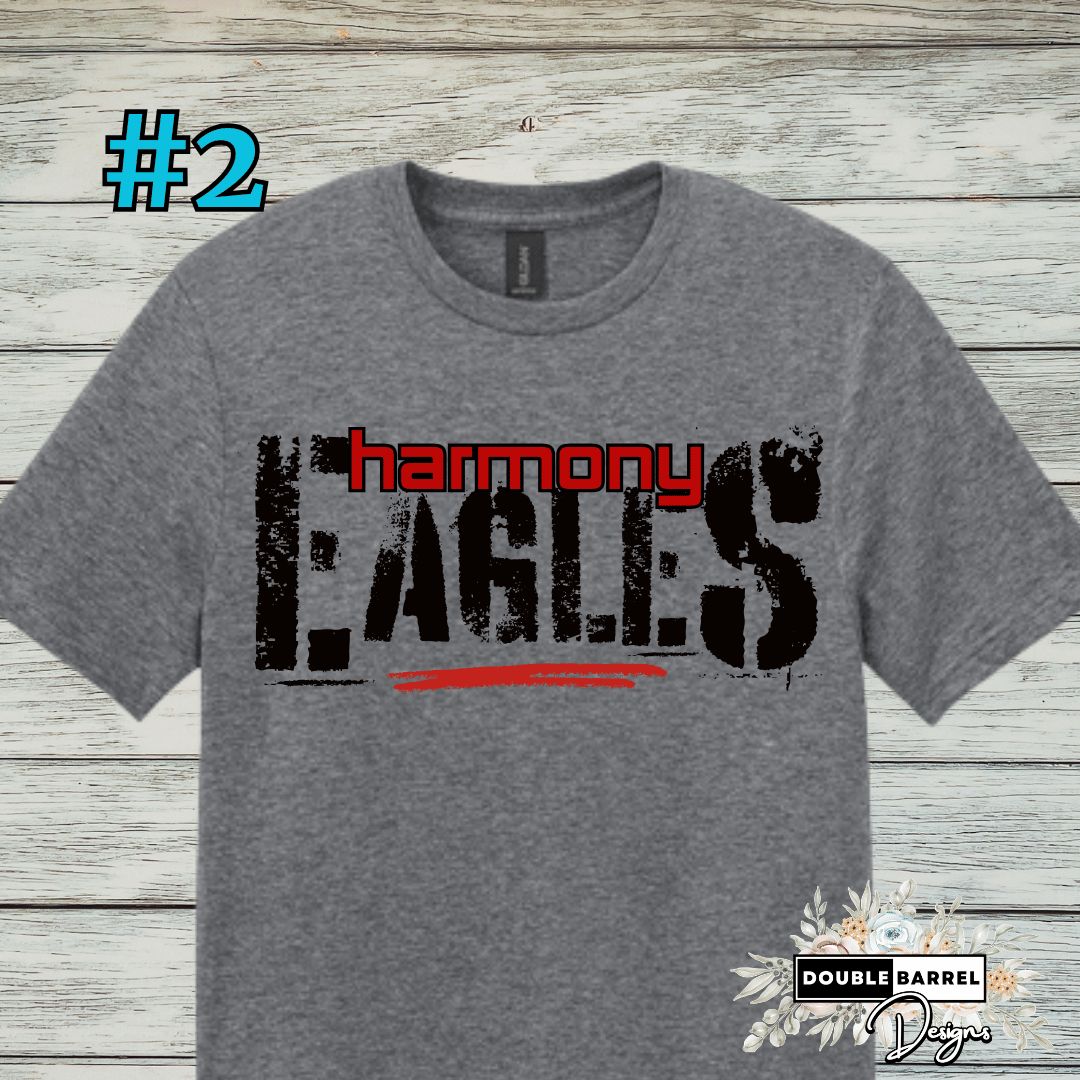 Harmony Design #2  Softstyle Short-Sleeved Cotton Tee