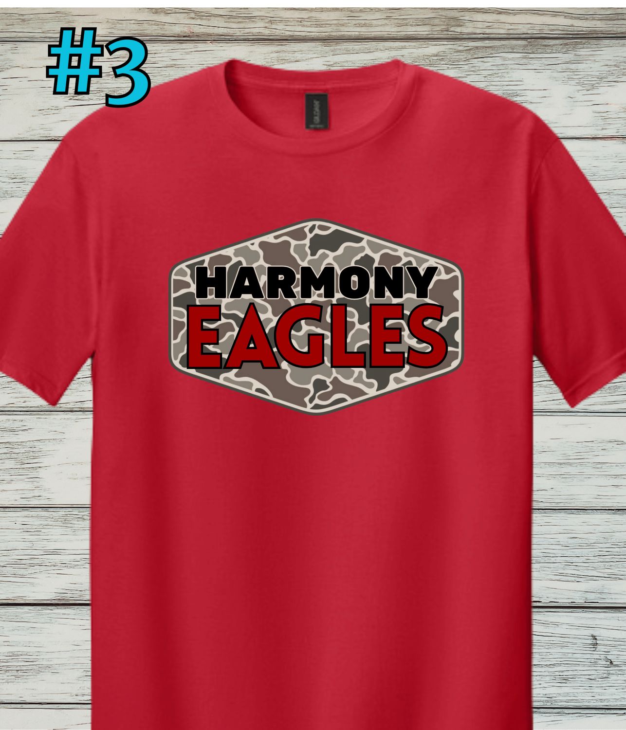 Harmony Design #3 Softstyle Short-Sleeved Cotton Tee