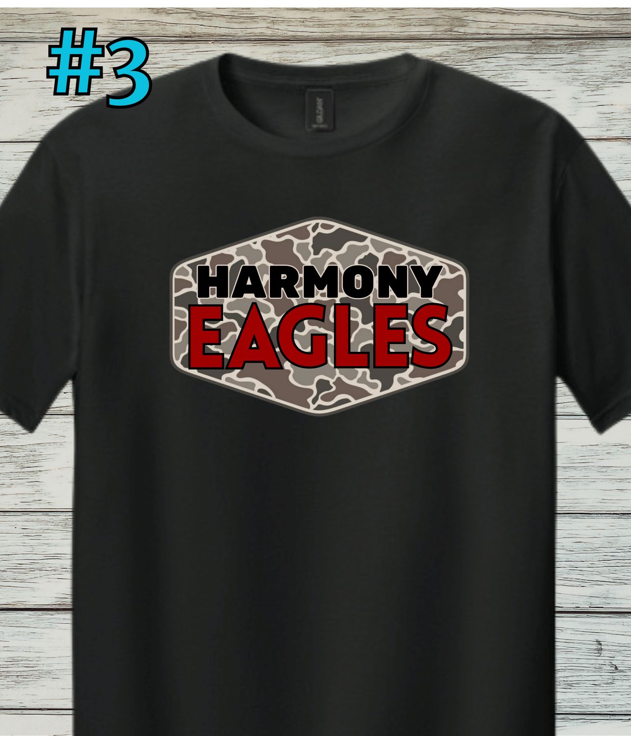 Harmony Design #3 Softstyle Short-Sleeved Cotton Tee