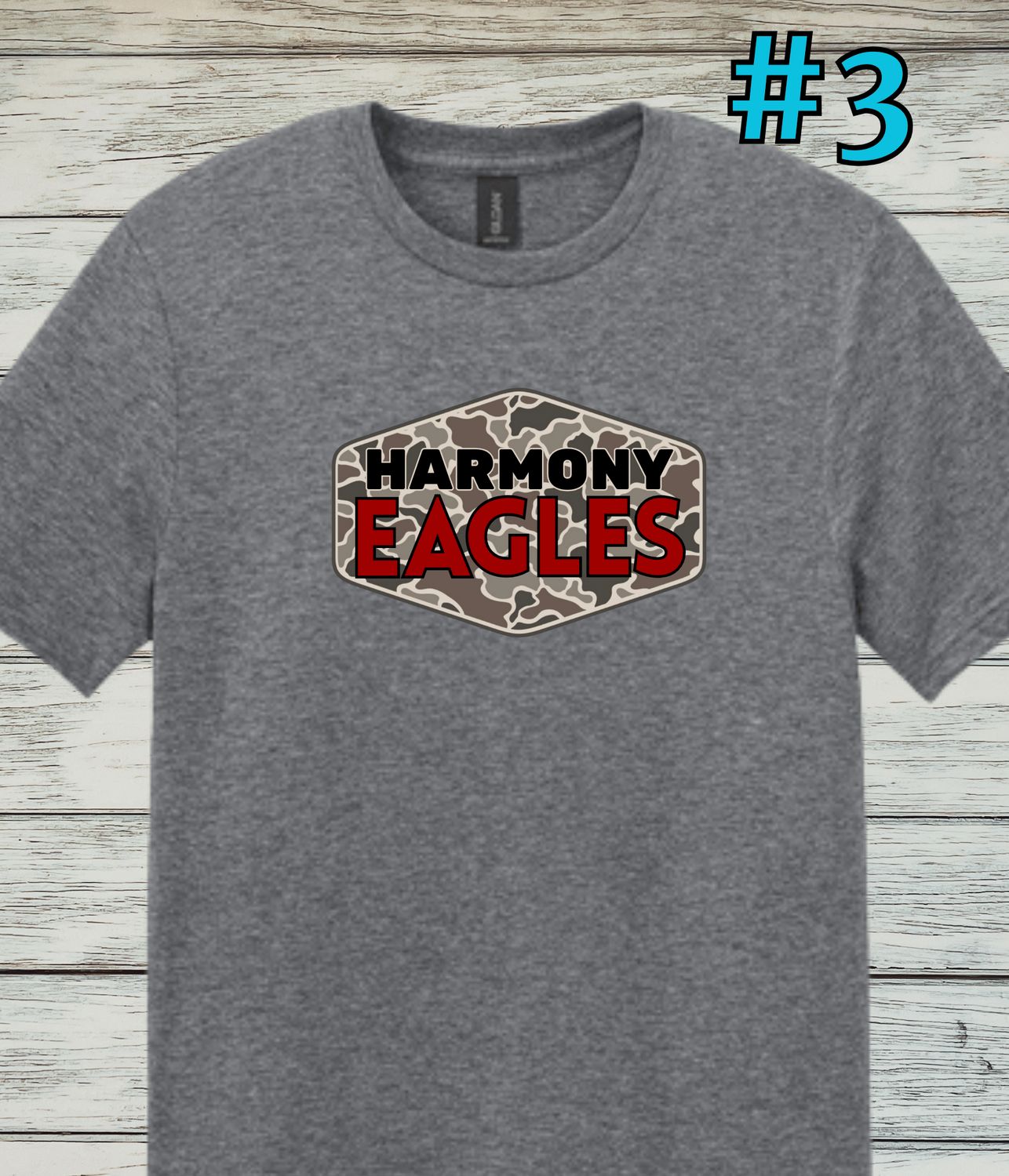 Harmony Design #3 Softstyle Short-Sleeved Cotton Tee