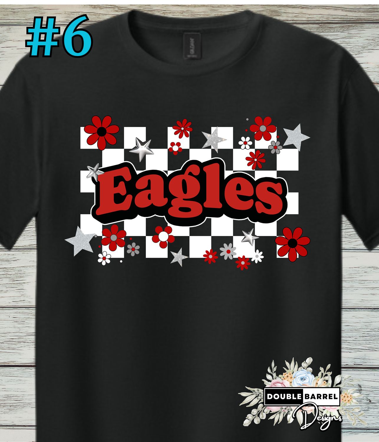 Harmony Design #6 Short-Sleeved Cotton Tee