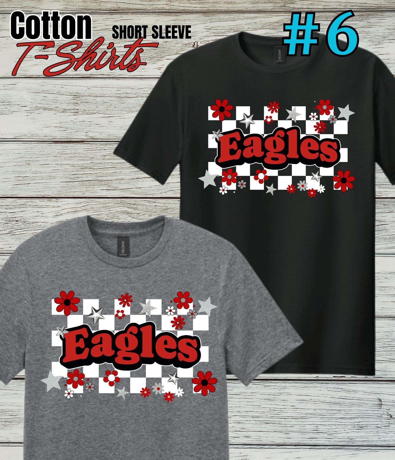 Harmony Design #6 Short-Sleeved Cotton Tee