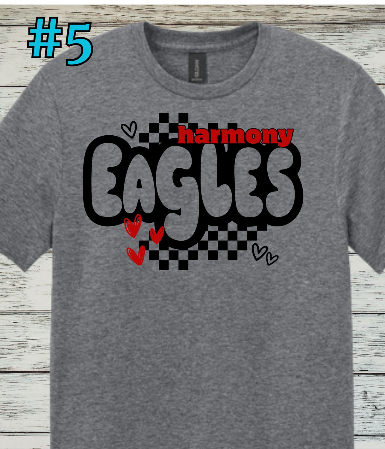 Harmony Design #5 Softstyle Short-Sleeved Cotton Tee