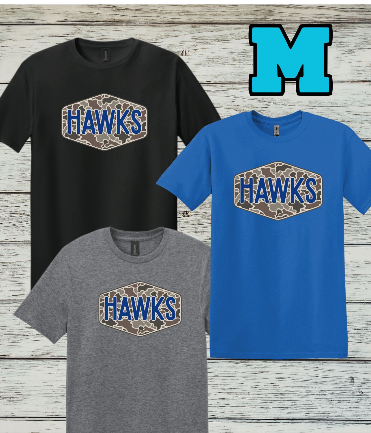 Hawkins Design M - Softstyle Short-Sleeved Tee