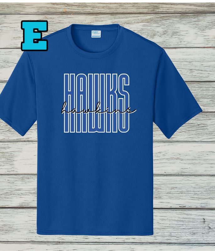 Hawkins Design E- Performance Short Sleeved Tee