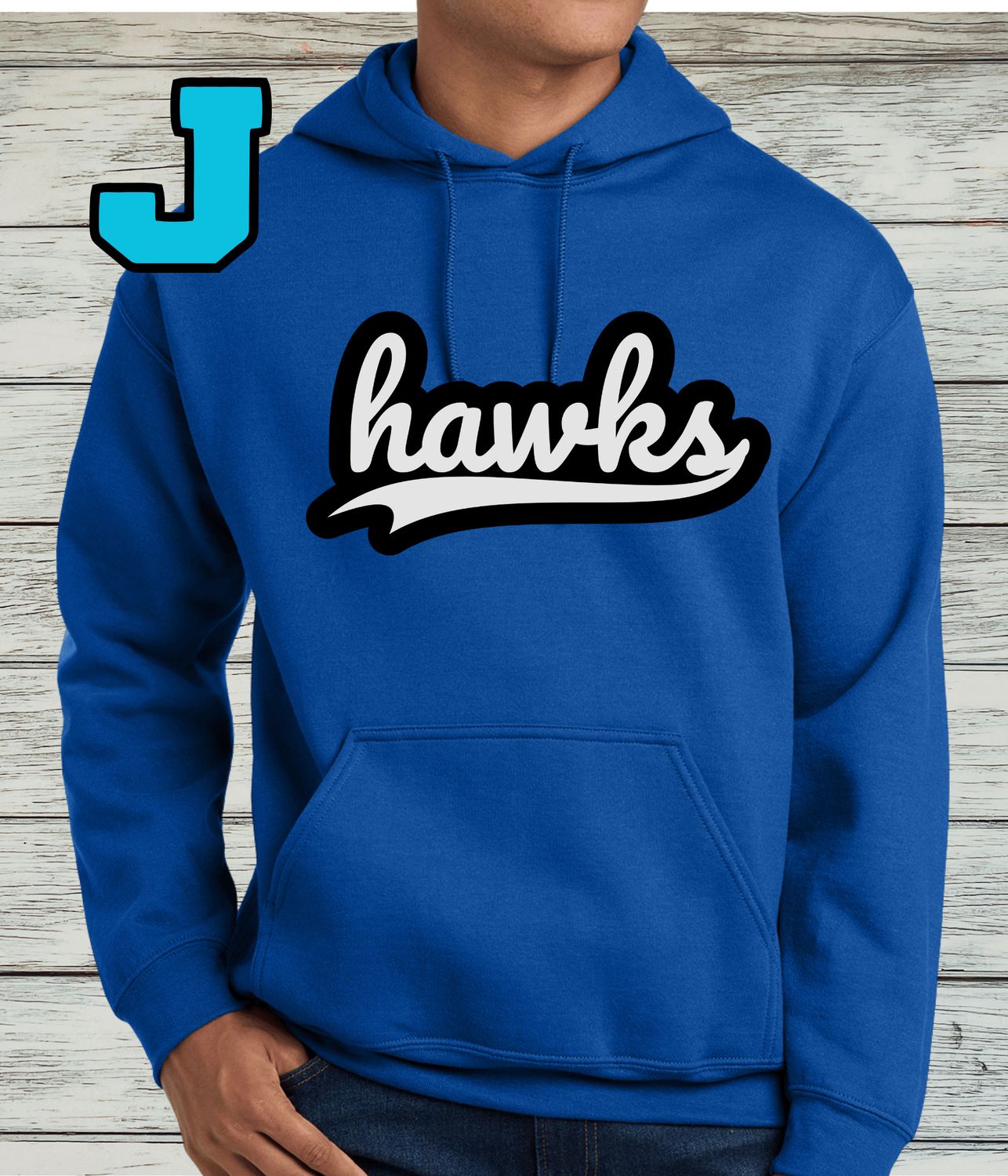 Hawkins Design J- Hoodie Sweatshirt
