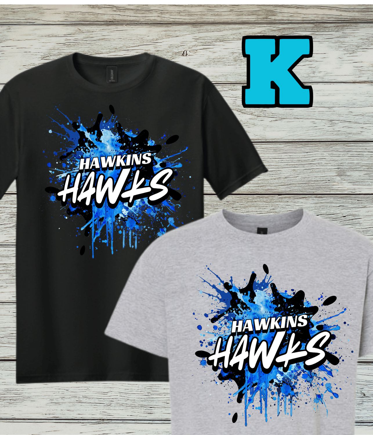 Hawkins Design K- Softstyle Cotton Short-Sleeved Tee