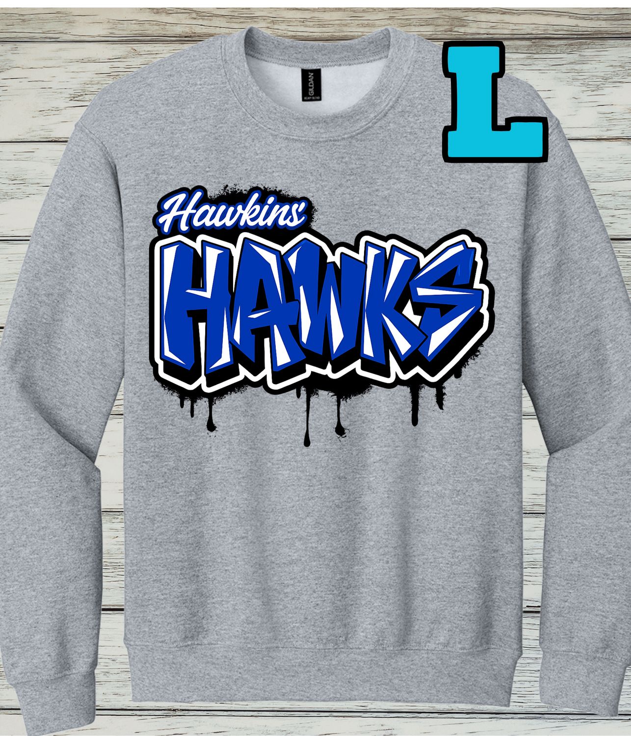 Hawkins Design L- Crewneck Sweatshirt