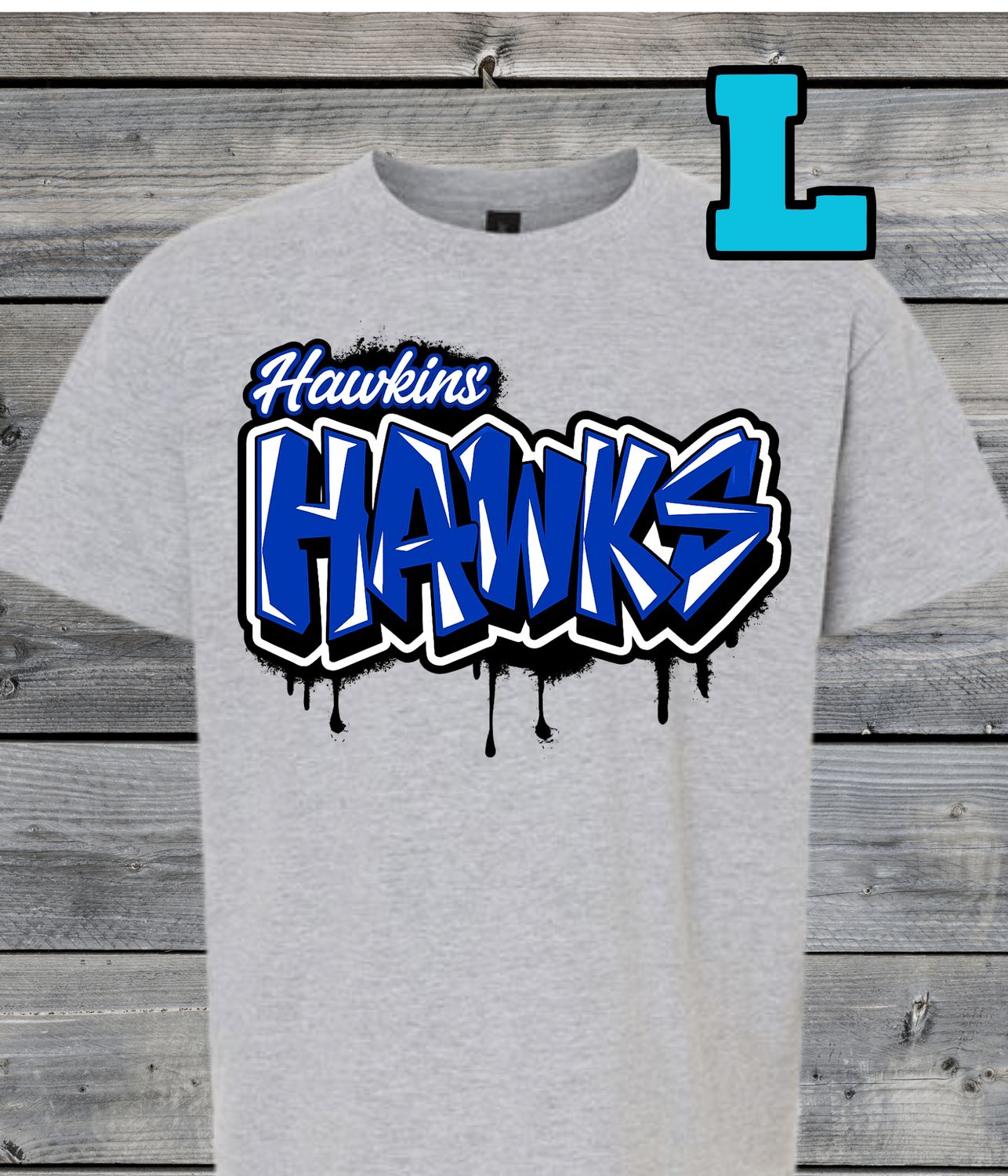 Hawkins Design L- Softstlye Cotton Short-Sleeved Tee
