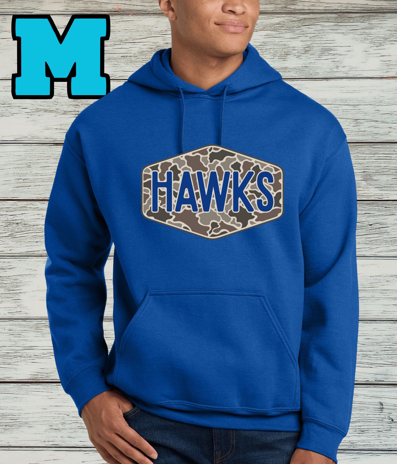 Hawkins Design M- Hoodie Sweatshirt