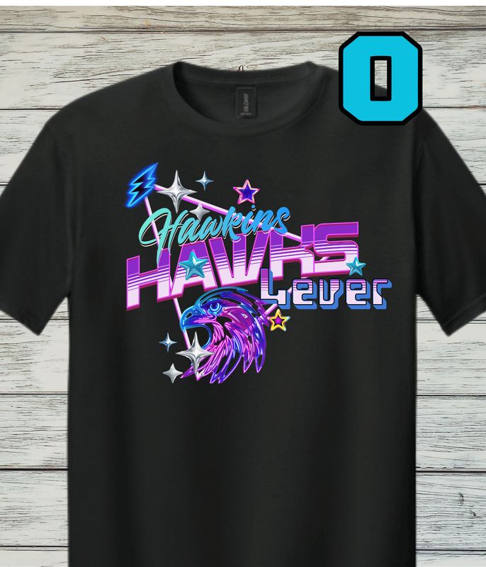 Hawkins Design O- Softstyle Cotton Short-Sleeved Tee