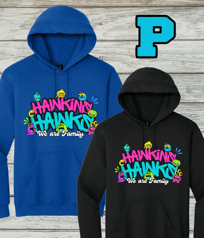 Hawkins Design P- Hoodie Sweatshirt