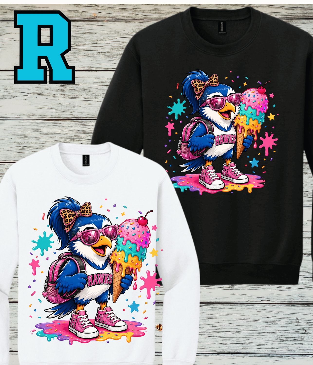 Hawkins Design R- Crewneck Sweatshirt