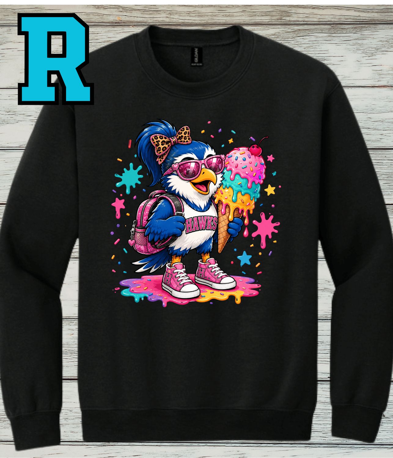 Hawkins Design R- Crewneck Sweatshirt