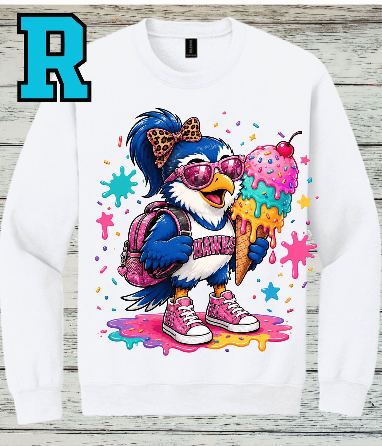 Hawkins Design R- Crewneck Sweatshirt