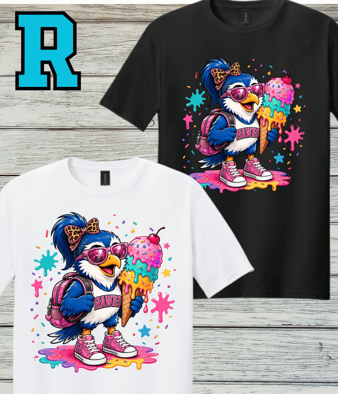 Hawkins Design R- Softstyle Cotton Short-Sleeved Tee