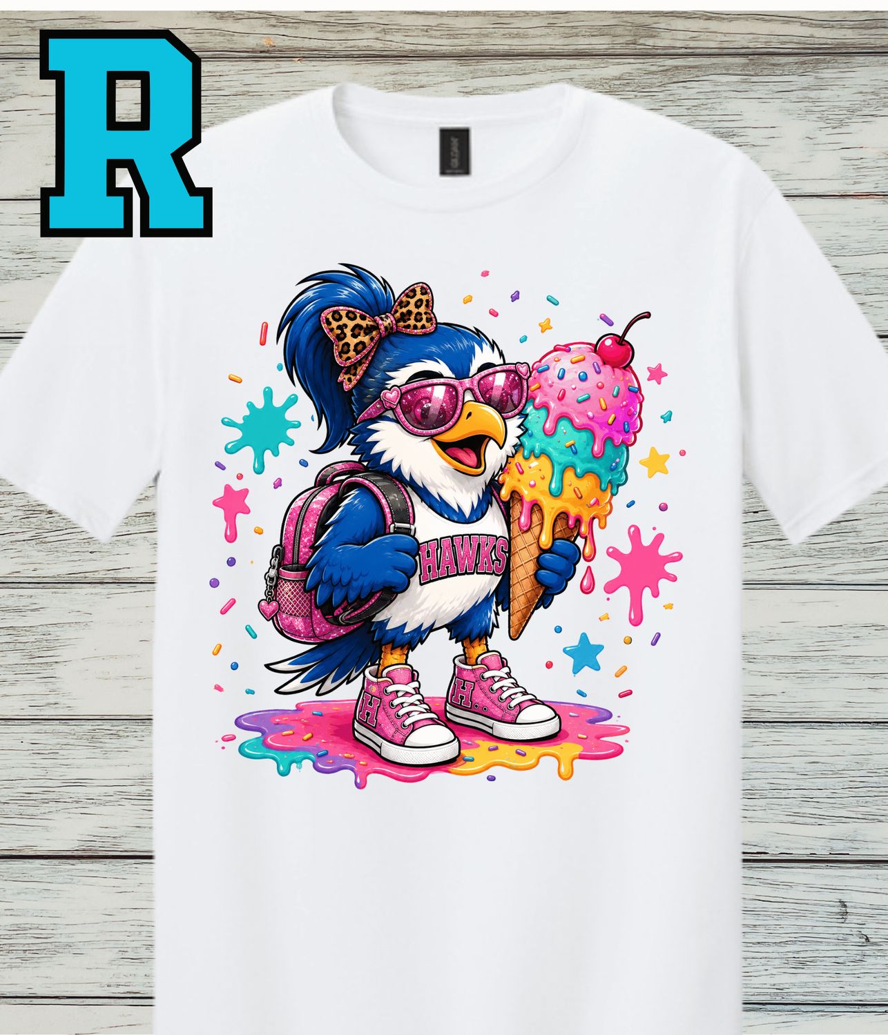 Hawkins Design R- Softstyle Cotton Short-Sleeved Tee