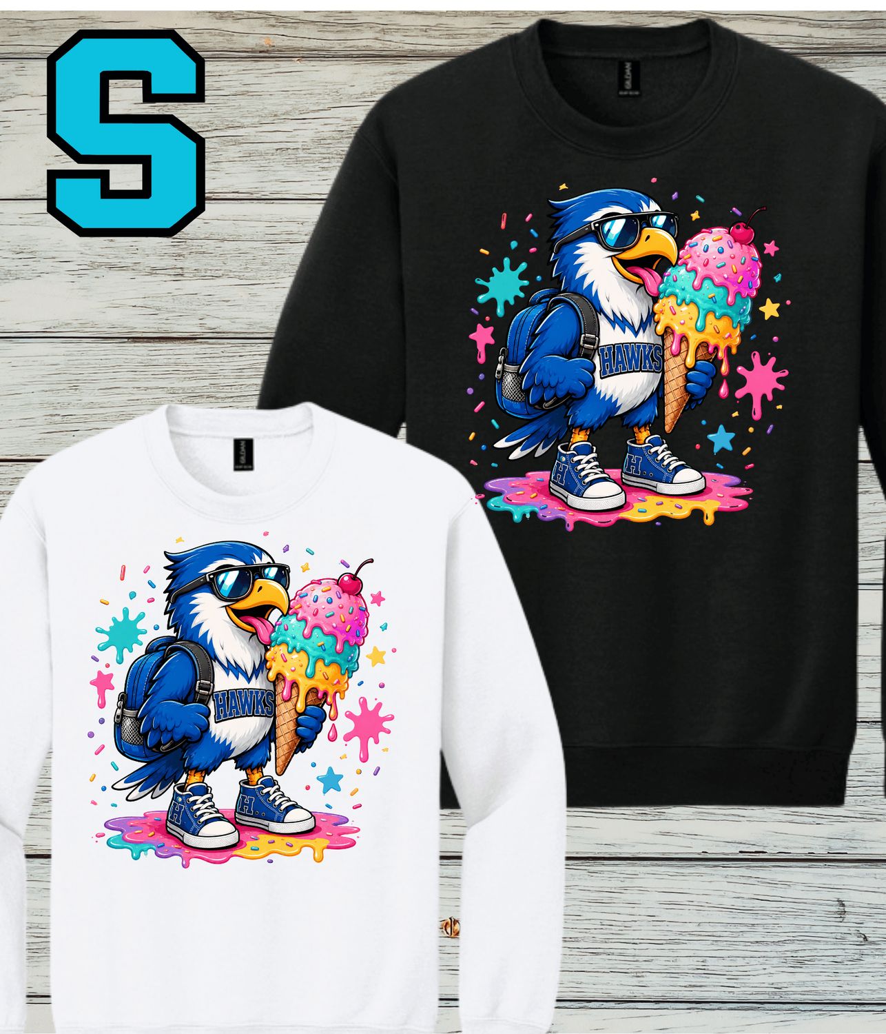 Hawkins Design S- Crewneck Sweatshirt