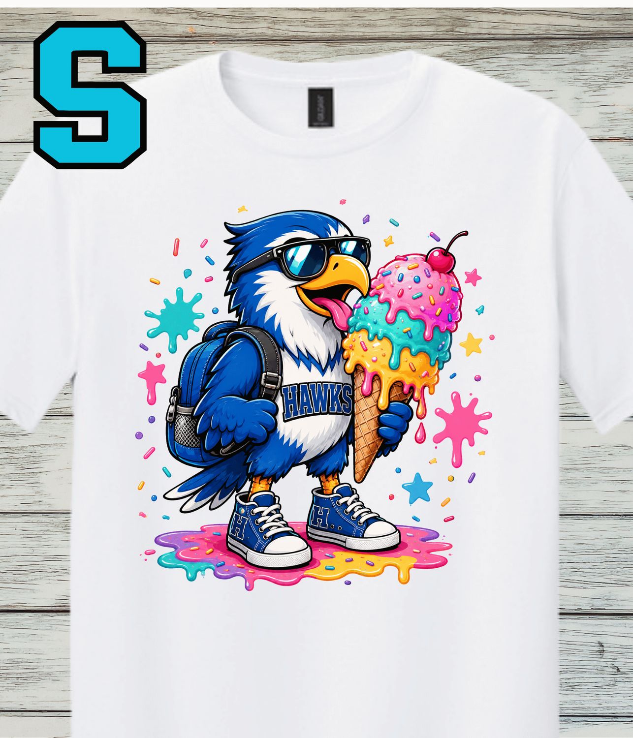 Hawkins Design S- Softstyle Cotton Short-Sleeved Tee
