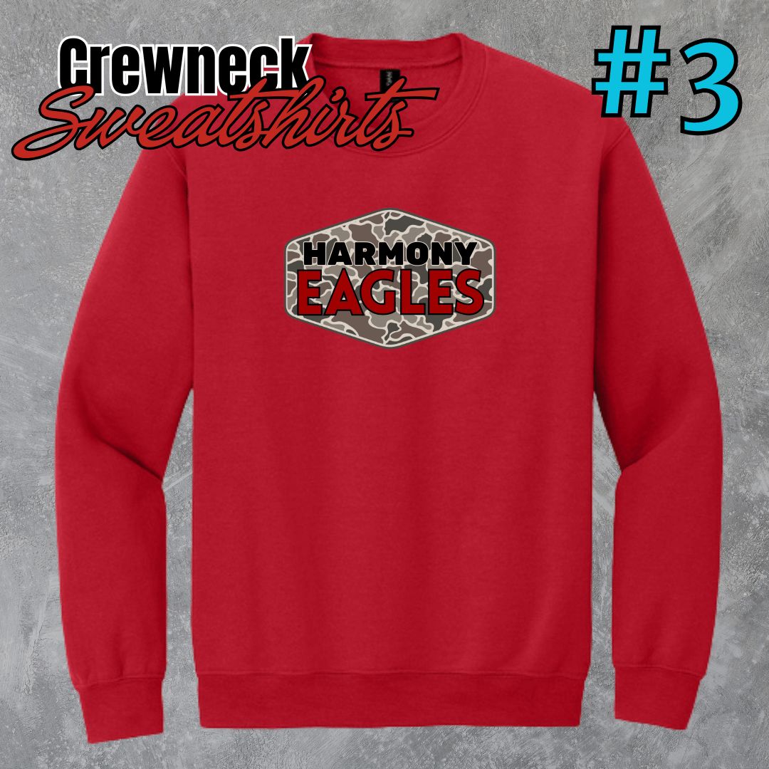 Harmony Design #3- Crewneck Sweatshirt