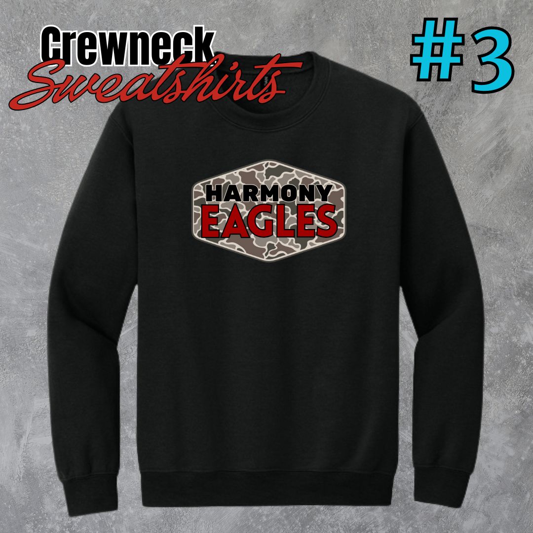 Harmony Design #3- Crewneck Sweatshirt