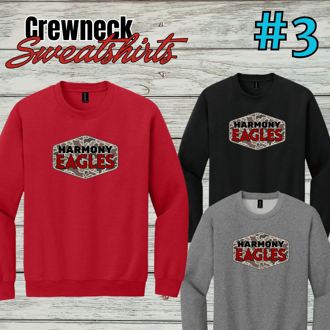 Harmony Design #3- Crewneck Sweatshirt