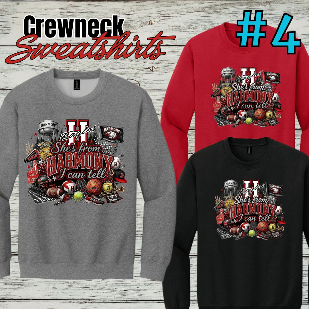 Harmony Design #4- Crewneck Sweatshirt