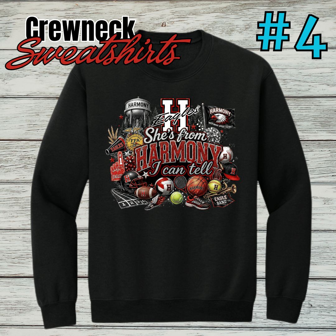 Harmony Design #4- Crewneck Sweatshirt