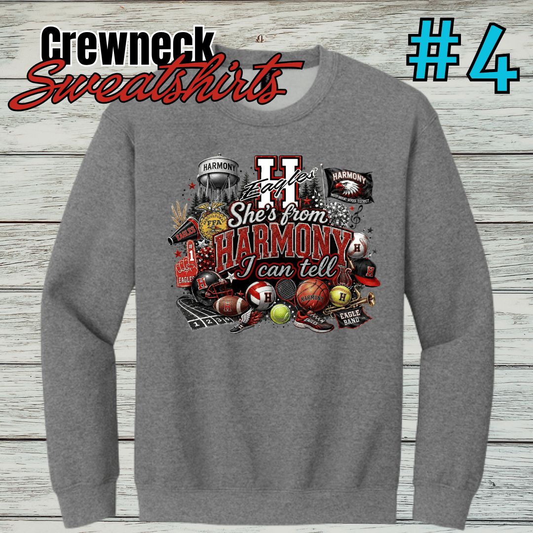 Harmony Design #4- Crewneck Sweatshirt