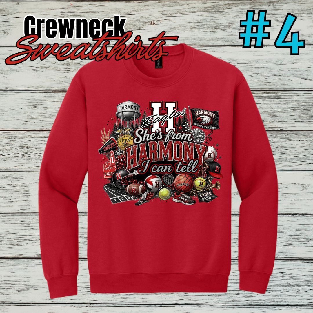 Harmony Design #4- Crewneck Sweatshirt