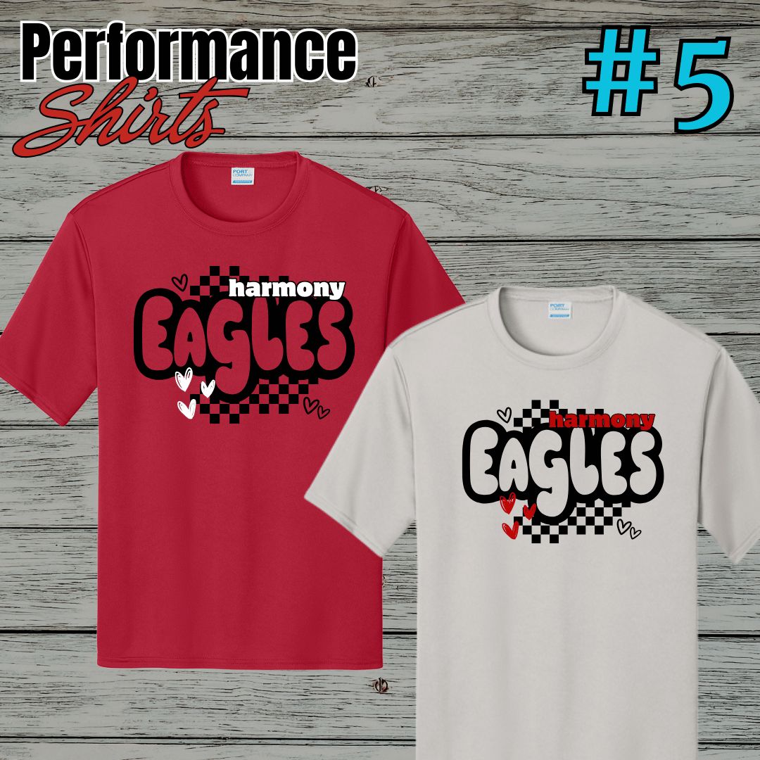 Harmony Design #5- Performance Short-Sleeved Tee