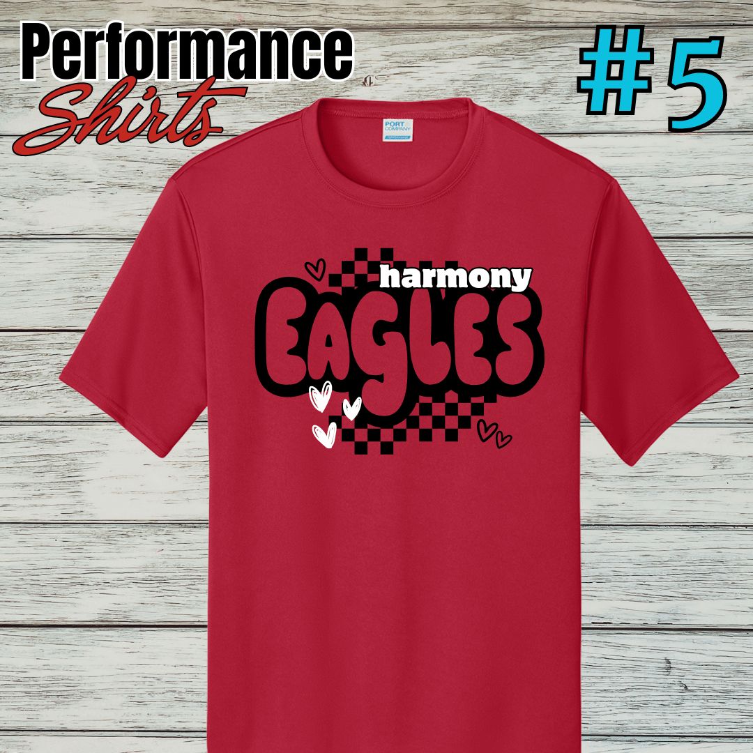 Harmony Design #5- Performance Short-Sleeved Tee