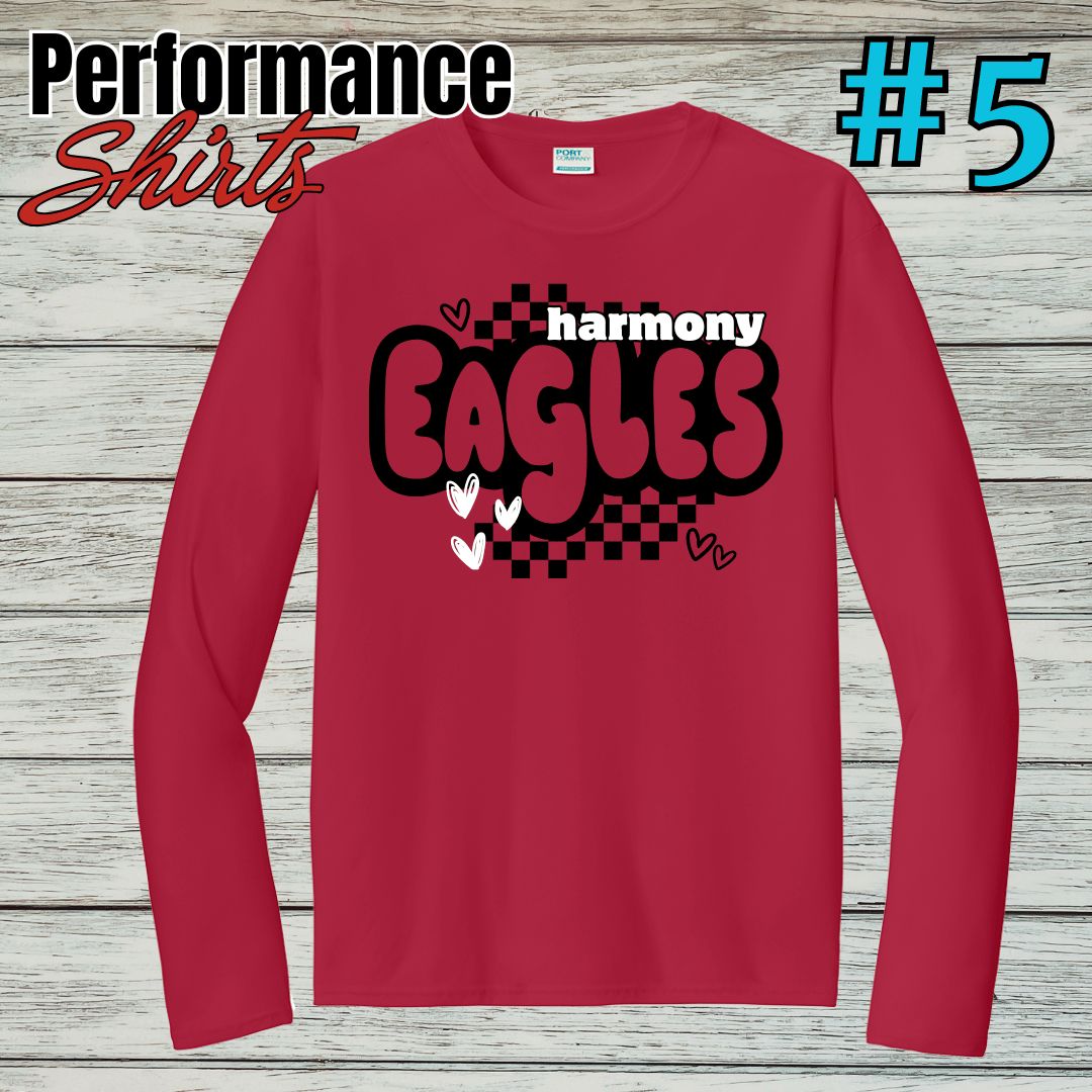 Harmony Design #5- Long-Sleeved Performance Tee