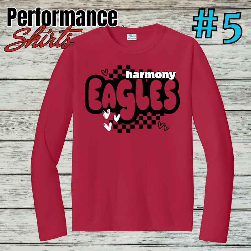 Harmony Design #5- Long-Sleeved Performance Tee