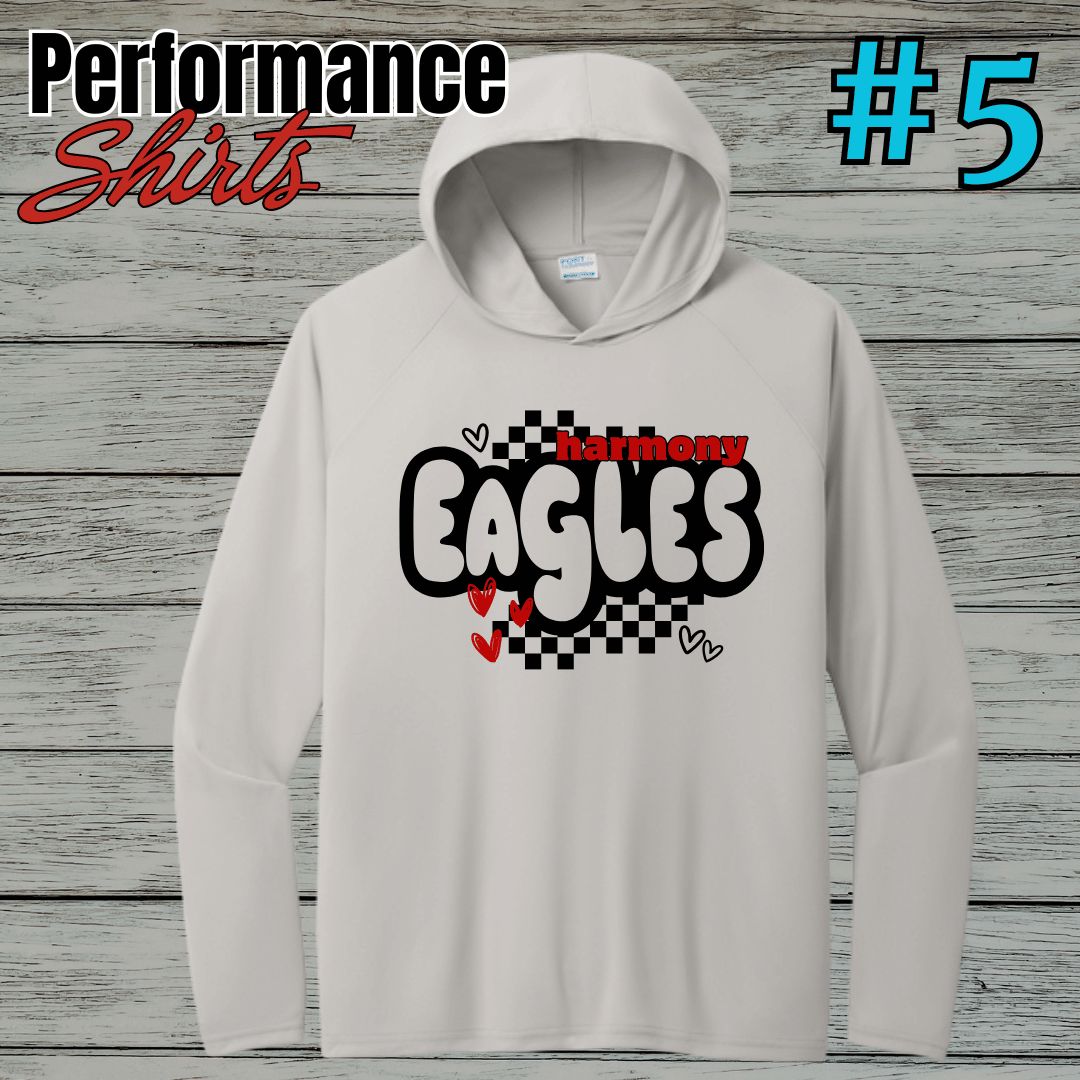 Harmony Design #5- Performance Long-Sleeved with Hood