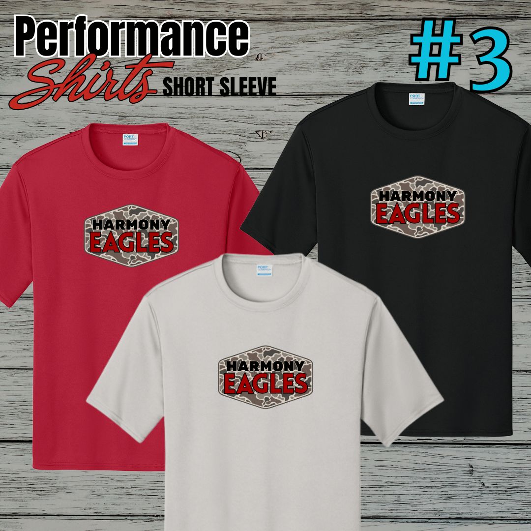 Harmony Design #3 Performance Short-Sleeved Tee