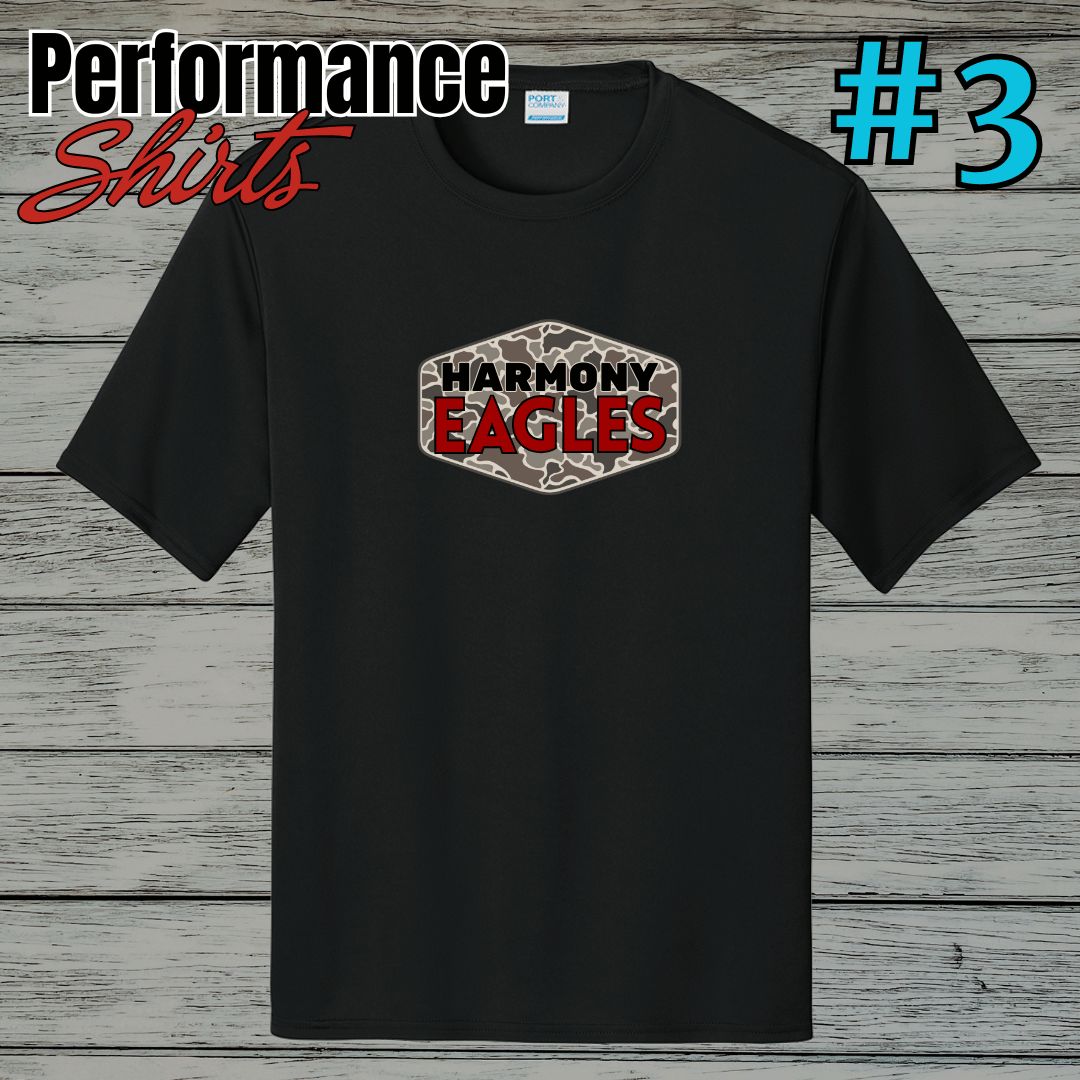Harmony Design #3 Performance Short-Sleeved Tee