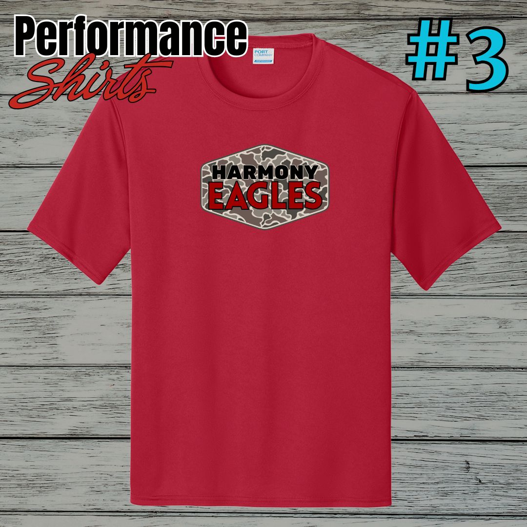 Harmony Design #3 Performance Short-Sleeved Tee