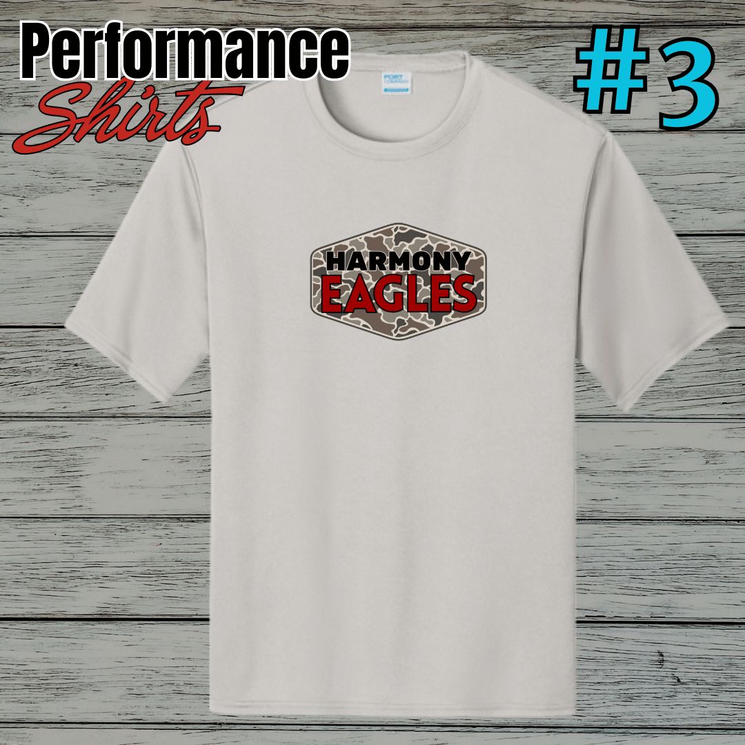 Harmony Design #3 Performance Short-Sleeved Tee